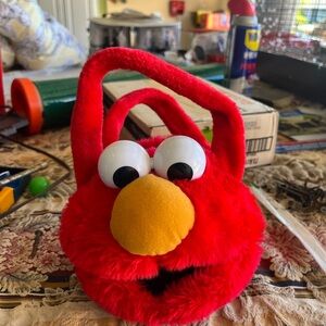 Red Elmo Plush Handbag